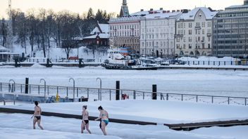 Vinterbad i Finland.
Foto: Joakim Ståhl/SvD/TT