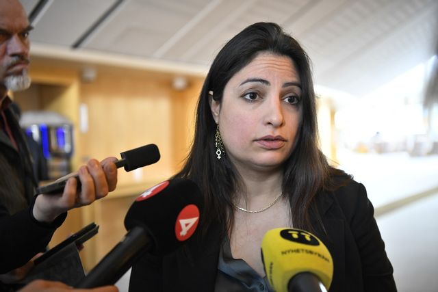 Nooshi Dadgostar (V). Arkivbild. Foto: Viktoria Bank/TT