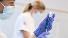 SKR uppger att de har fått för lite vaccin.
Foto: Johan Nilsson/TT