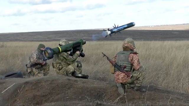 Amerikanska Javelin-missiler spelande en avgörande roll för Ukraina i de första dagarnas försvar mot den ryska invasionen. Foto: AP
