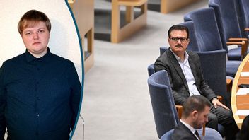 Jamal El-Haj är till slut ute i kylan. Foto: Jessica Gow/TT