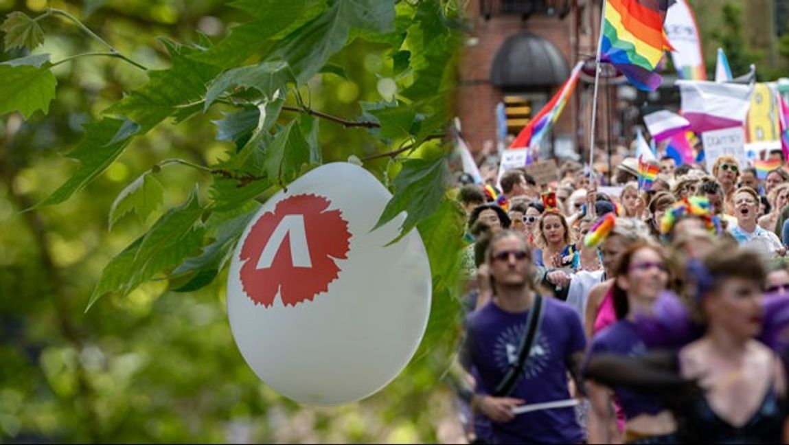 Vänsterpartiet i Helsingborg bojkottar Pride på grund av McDonald’s. Foto: Janerik Henriksson/TT/ Johan Nilsson/TT