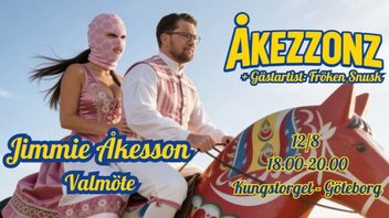 Åkesson och Fröken Snusk släpper låt tillsammans. Foto: Skärmdump X