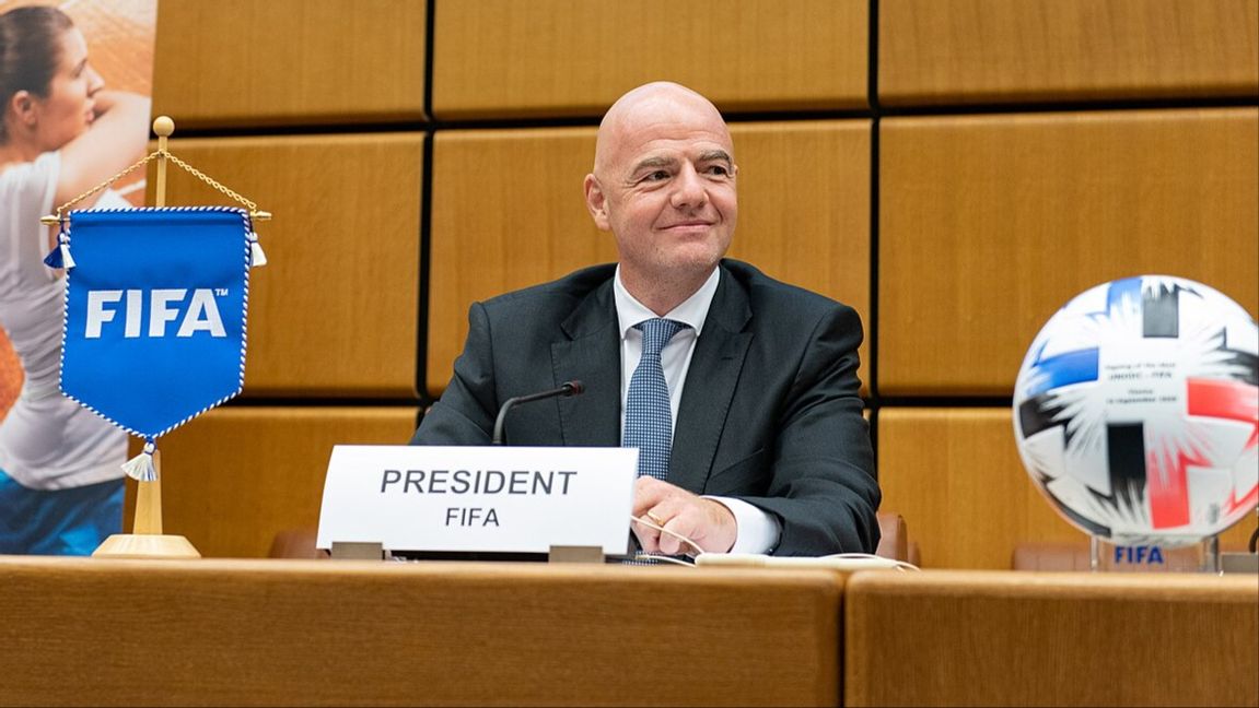 Människorättsorganisationen Fairsquare har anmält Fifa-chefen Gianni Infantino till IOK:s etiska råd. . Foto: United Nations Office on Drugs and Crime (CC BY-SA 2.0)