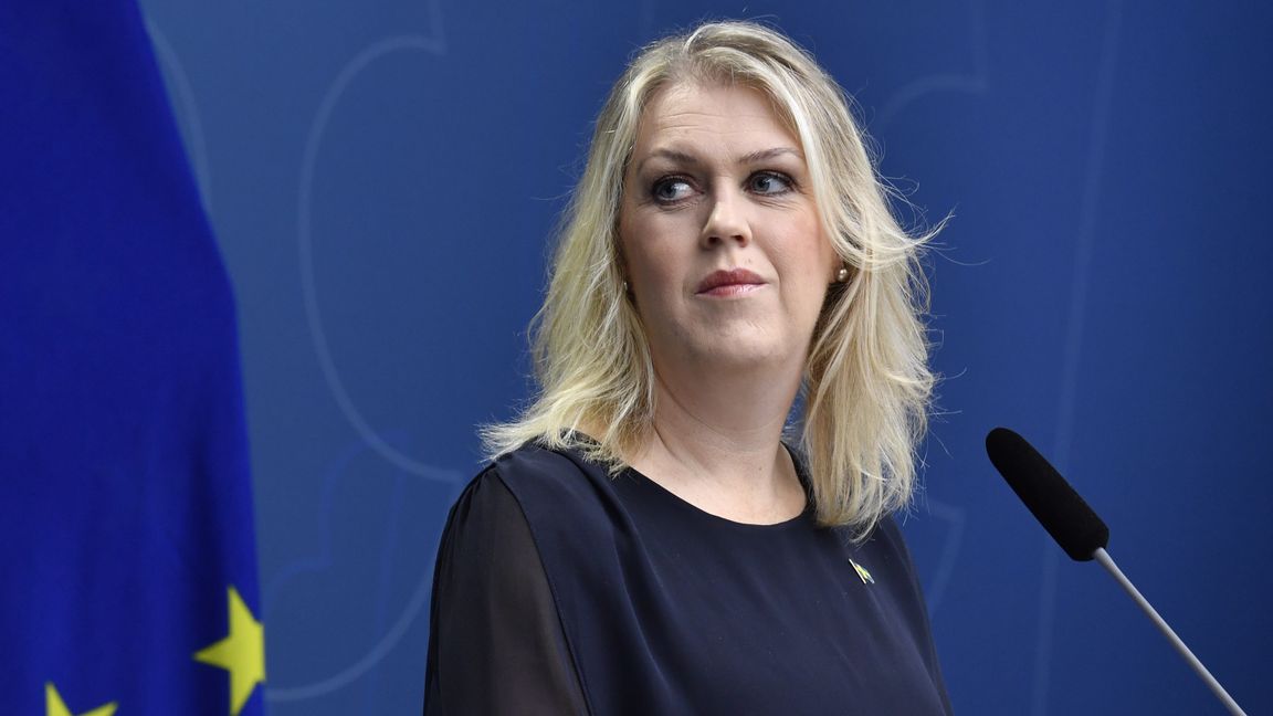 Socialminister Lena Hallengren. Jessica Gow/TT.