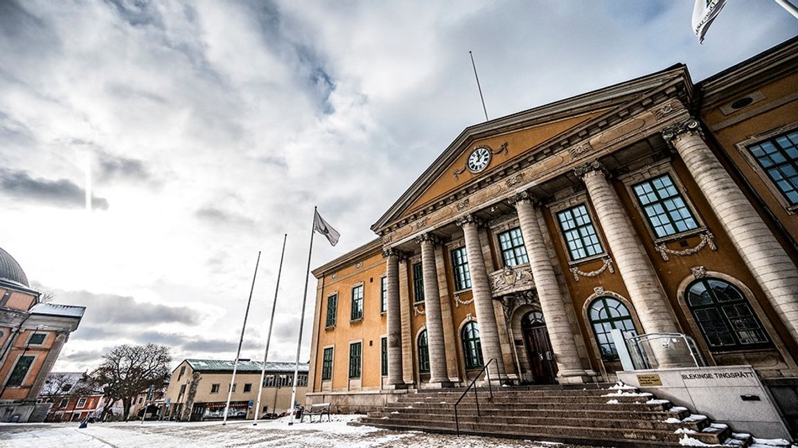 Blekinge tingsrätt. Arkivbild. Foto: Johan Nilsson/TT