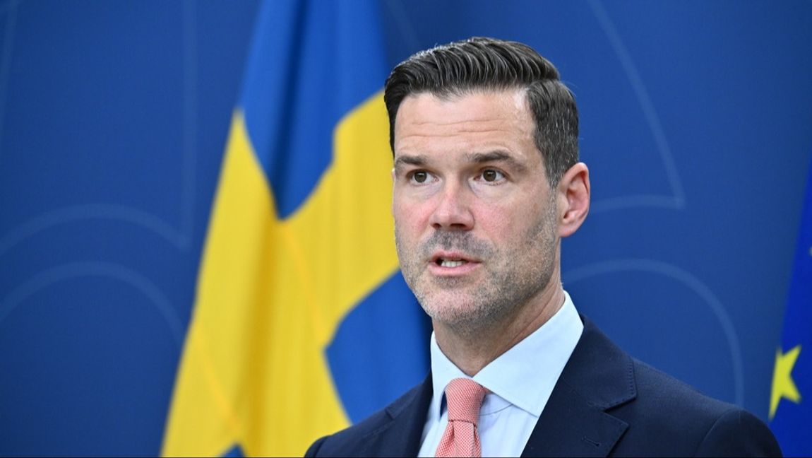 Migrationsminister Johan Forssell (M). Arkivbild. Foto: Anders Wiklund/TT