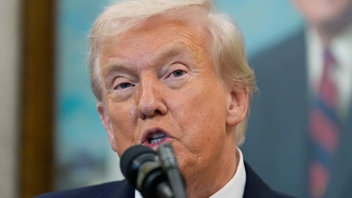 Donald Trump går till attack på mångkulturen. Foto: AP