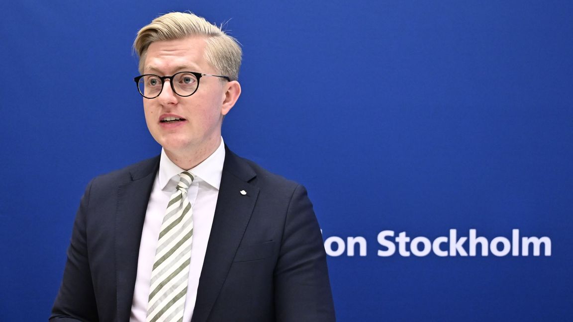 Anton Fendert (MP), tidigare trafikregionråd i Region Stockholm. Foto: Jonas Ekströmer/TT