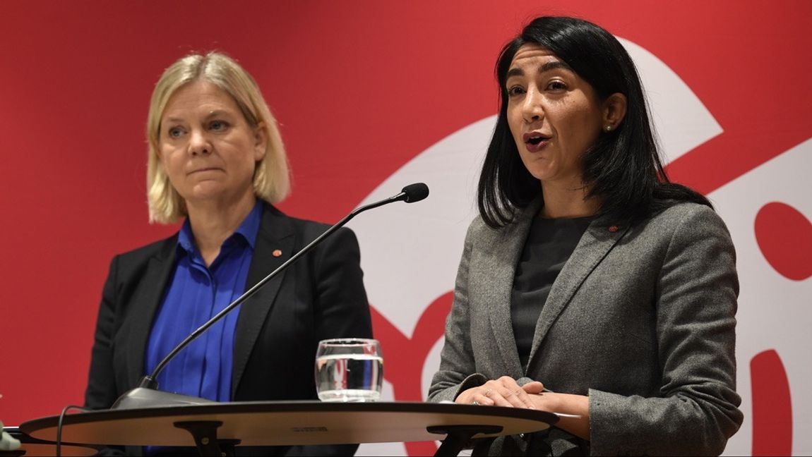 Lawen Redar är en av de tyngsta socialdemokraterna, hon måste ha ett bättre omdöme än så här. Foto: Jakob Åkersten/TT