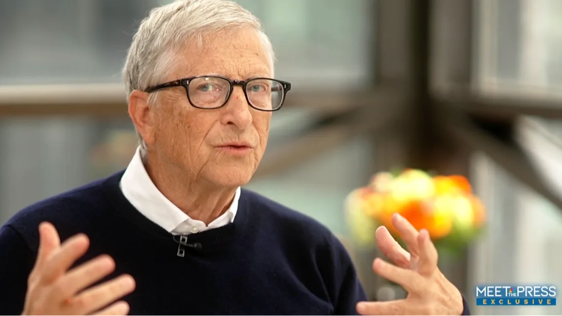 Bill Gates. Foto: Skärmdump via NBC News