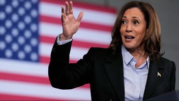 Kamala Harris i Detroit. Foto: Jacquelyn Martin/AP/TT