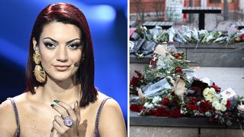 Katia Mosally och minnesplats vid Rönninge torg. Foto: Christine Olsson / TT/Nils Petter Nilsson/TT