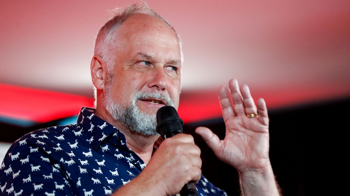 Jonas Sjöstedt (V). Foto: Mickan Mörk/TT