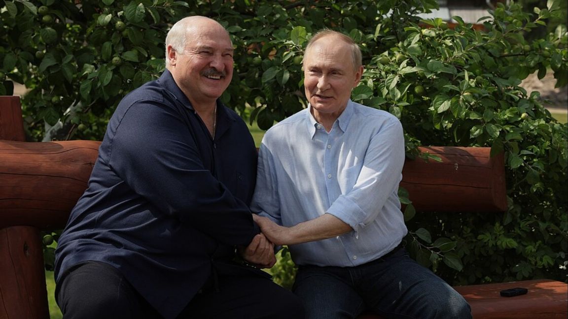 Belarus Lukashenko och Rysslands Putin i samspråk. Foto: Kremlin.ru (CC BY 3.0) 