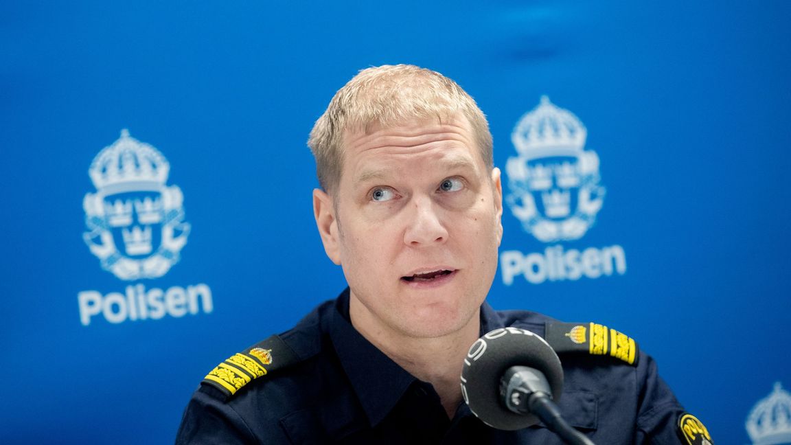 Josef Wiklund, LPO-chef på polisen i Medelpad. Foto: Mats Andersson/TT