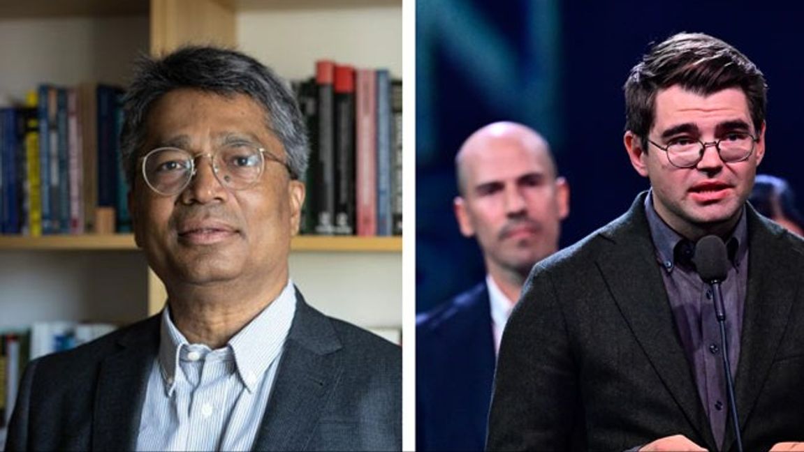 Ashok Swain, professor i freds- och konfliktforskning och Emil Hellerud, journalist på TV4 är bland dem som skrivit under. Foto: Uppsala universitet/Magnus Lejhall/TT.