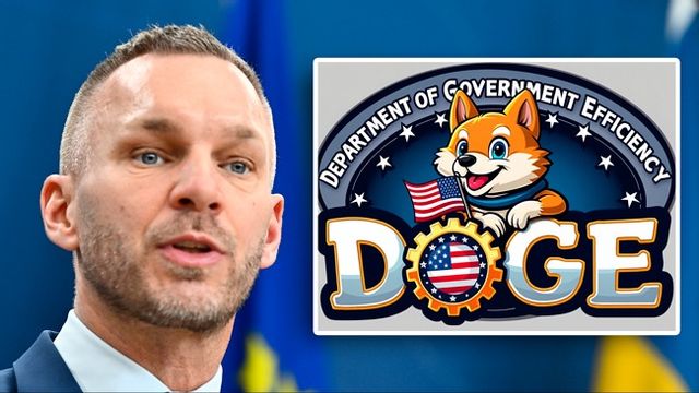 Civilminister Erik Slottner (KD) har inlett en effektivisering av svenska myndigheter. I USA genomförs just nu en omfattande effektivisering via DOGE. Foto Anders Wiklund/TT/Public Domain