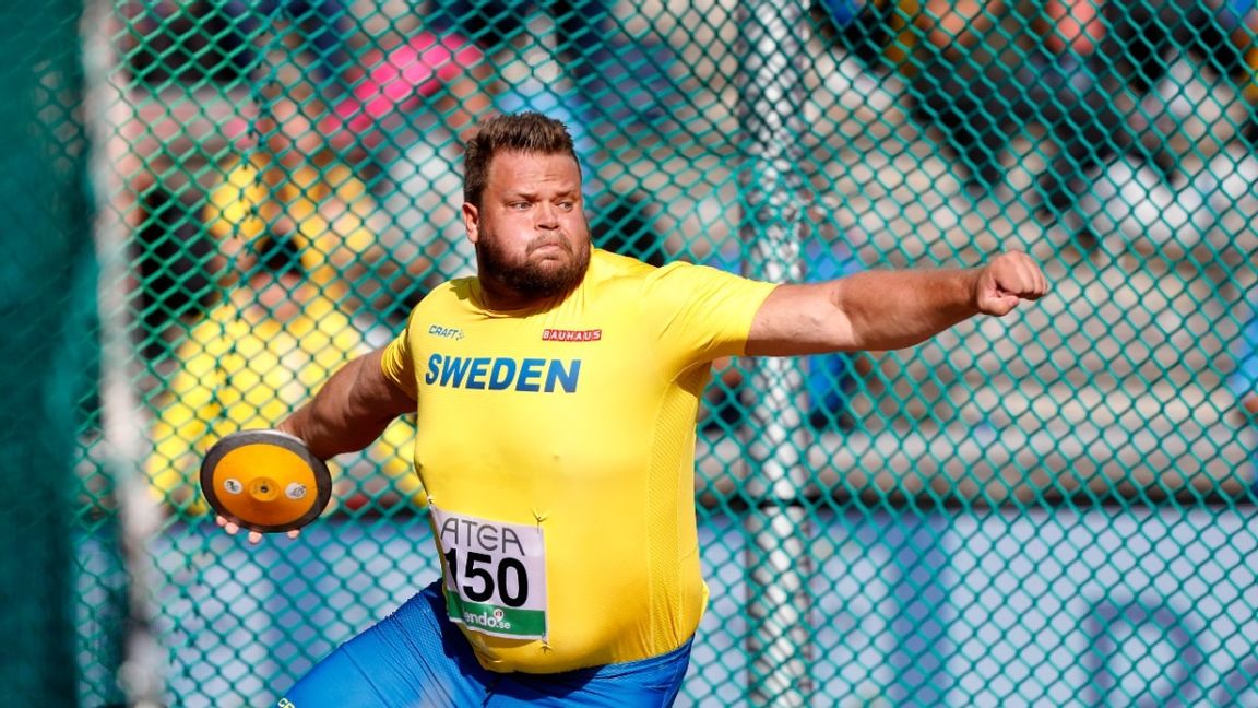 Daniel Ståhl slog till med 69,11 i Kalifornien. Foto: Christine Olsson