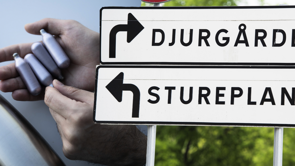 Lustgasförsäljningen fortsätter i Stockholms nöjesliv. Foto: Claudio Bresciani/ Fredrik Sandberg/TT