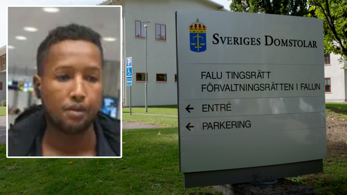 Abdirahman Mohamoud från Somalia utvisas. Foto: Sveriges domstolar/Polisen 