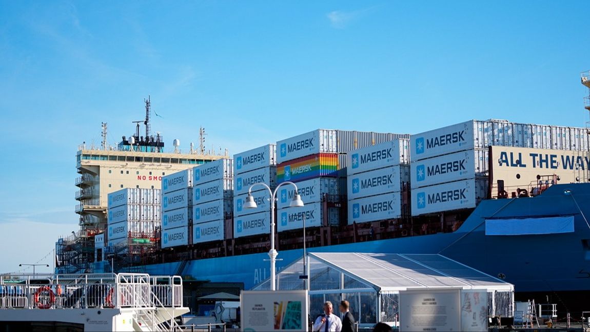 Mærsk återupptar nu trafiken via Röda havet. Arkivbild. Foto: MADS CLAUS RASMUSSEN/AP/TT