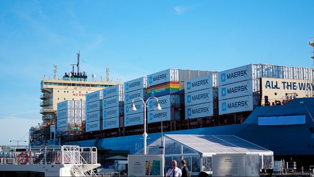 Mærsk återupptar nu trafiken via Röda havet. Arkivbild. Foto: MADS CLAUS RASMUSSEN/AP/TT