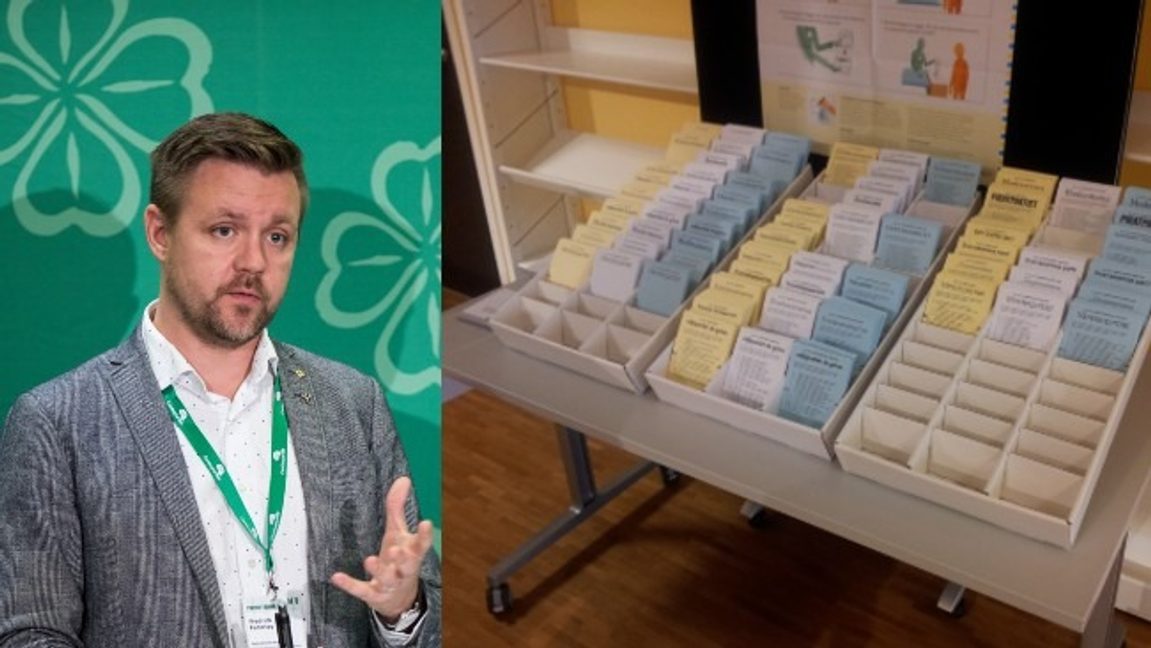 Federley (C) kandiderade i valet – var med och räknade röster