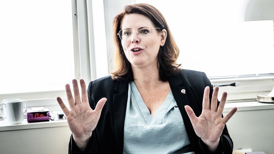 När Ebba Östlin tog kampen mot gängkriminella tvingades hon bort. Foto: Tomas Oneborg/SvD/TT