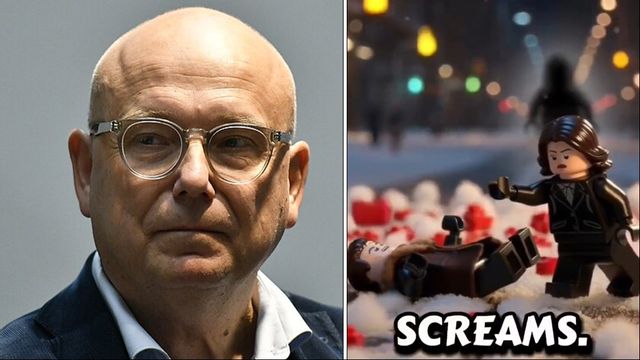Terrorexperten Magnus Ranstorp och lego propaganda om mordet på Olof Palme.Foto: Johan Jönsson/CC BY 4.0, Skärmdump Irans ambassad/X