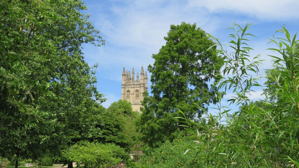 Magdalen College, Oxford. En oas mitt i staden som nu hamnat mitt i en nationell kontrovers. Foto: SJPrice/Pixabay.