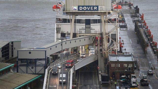 Hamnen i Dover. Foto: Gareth Fuller/PA/AP/TT