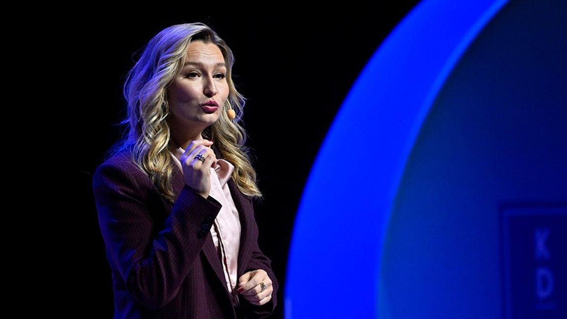 Ebba Busch (KD). Foto: Anders Wiklund/TT