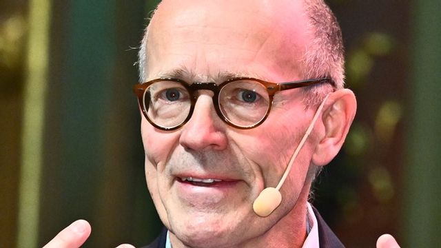 På fallrepet. Harald Mix står bakom Stegra. Foto: Claudio Bresciani/TT