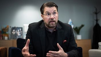 SD:s partiledare Jimmie Åkesson. Foto: Anna Tärnhuvud/SVD/TT.