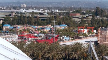 Utsikt över Disneyland i Anaheim, Kalifornien. Foto: Damian Dovarganes/AP/TT