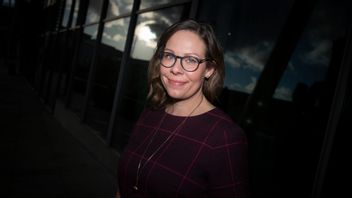 Maria Malmer Stenergard vid Moderaternas arbetsstämma i Helsingborg. Foto: Johan Nilsson/TT 