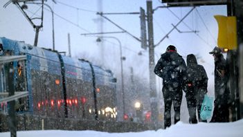 Det råder stopp i tågtrafiken mellan Stockholm och Göteborg. Arkivbild Foto: JANERIK HENRIKSSON/TT