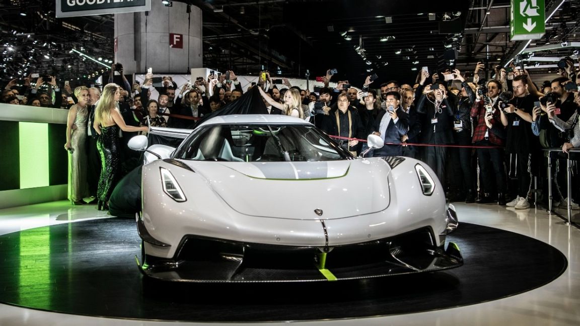 Christian von Koenigsegg tilldelas årets näringslivsmedalj. Foto: Malin Hoelstad/SvD/TT