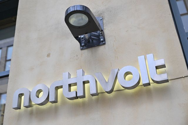 Batteritillverkaren Northvolt gick i konkurs i mars tidigare i år. Arkivbild. Foto: Henrik Montgomery/TT