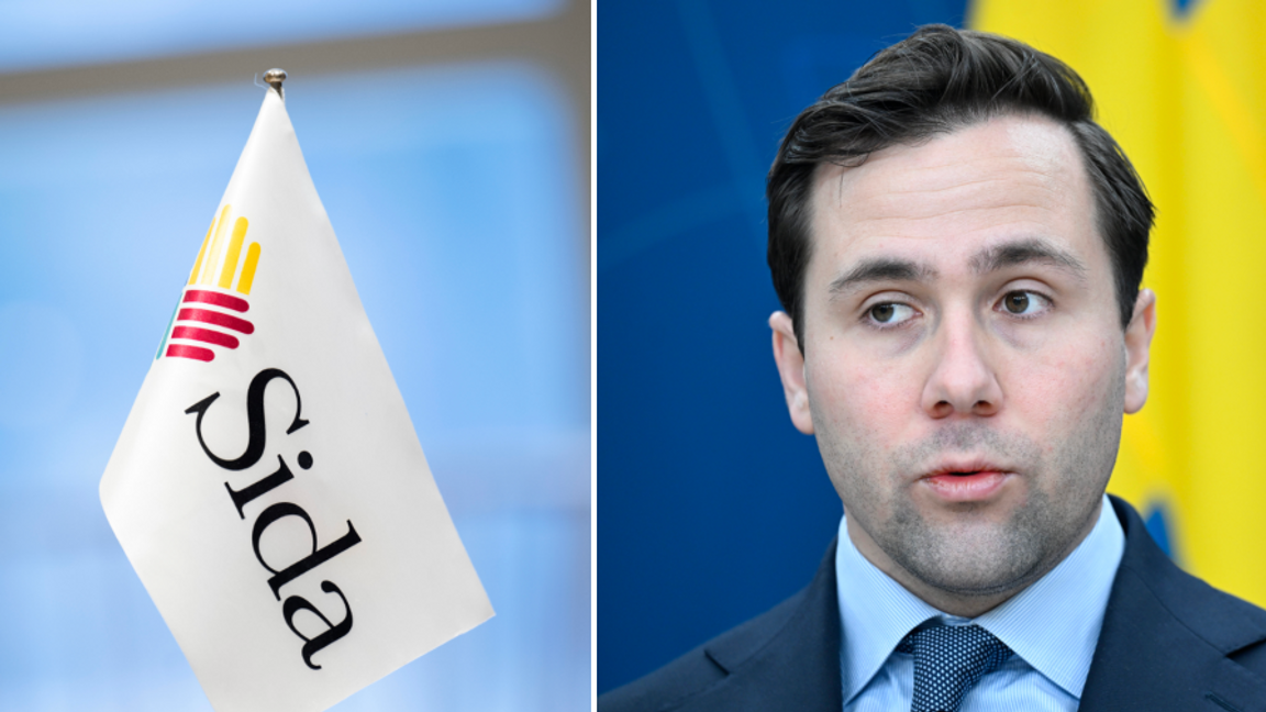 Bistånds- och utrikeshandelsminister Benjamin Dousa (M) kan pusta ut – nu börjar biståndspengar som gått till pausade USAID-projekt trilla tillbaka in i Sidas kassa. Foto: Fredrik Sandberg/Pontus Lundahl/TT