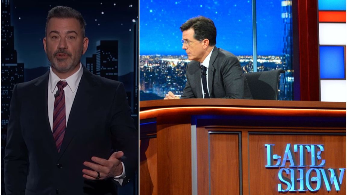 Jimmy Kimmel ställde in sitt program under Stephen Colberts finalavsnitt. Foto: Faksimil, Jimmy Kimmel/Instagram/Public Domain/Wikimedia Commons