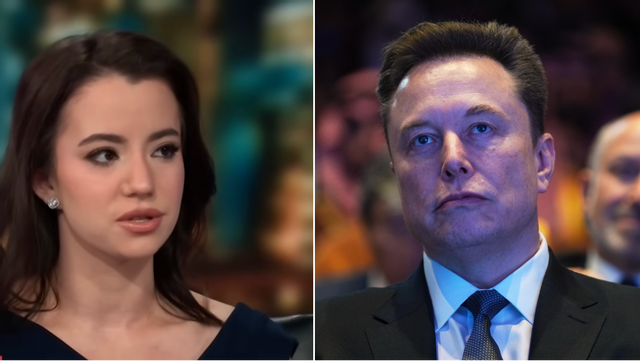 Ashley St. Clair, politisk influencer och mamma till ett av Elon Musks barn, stämmer nu techmiljardärens bolag xAI. Foto: CNN/AP/TT