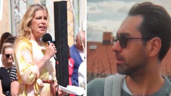 Annika Strandhäll och Mustafa Panshiri. Foto: Anna Höök/CC BY 4.0, skärmdump/Facebook