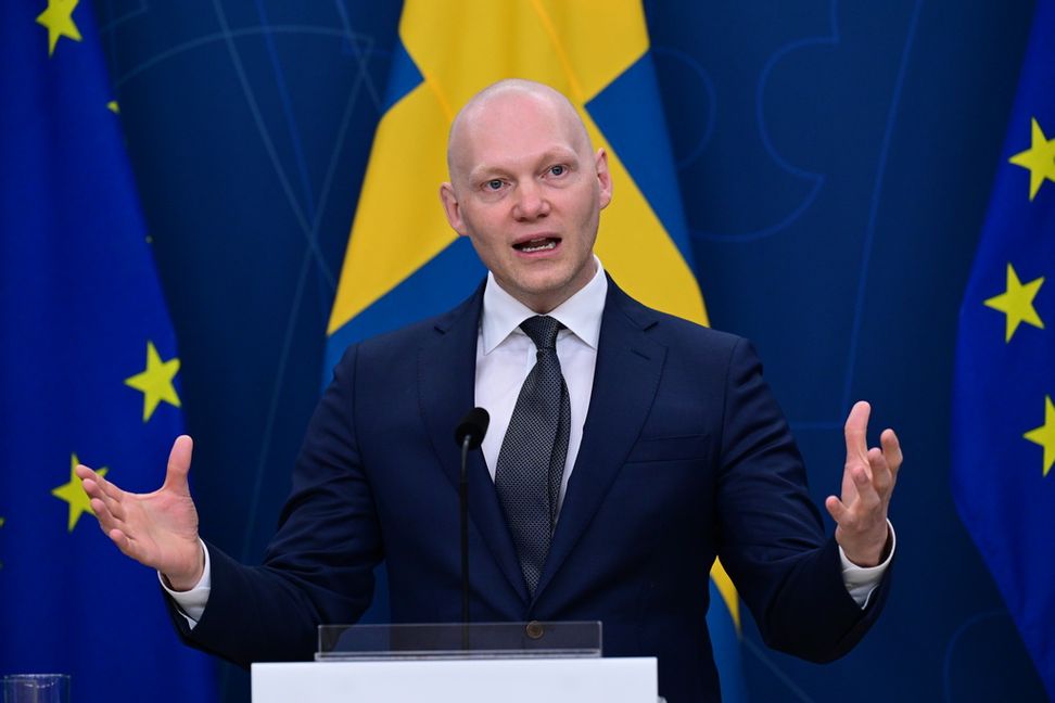 Finansmarknadsminister Niklas Wykman (M). Arkivbild. Jonas Ekströmer/TT