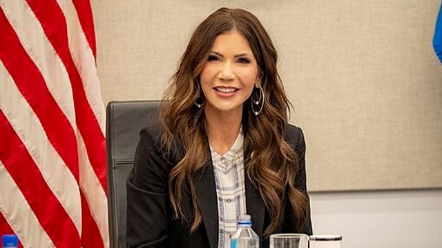 Kristi Noem, amerikansk minister för inre säkerhet. Foto: Mikaela McGee/DHSgov