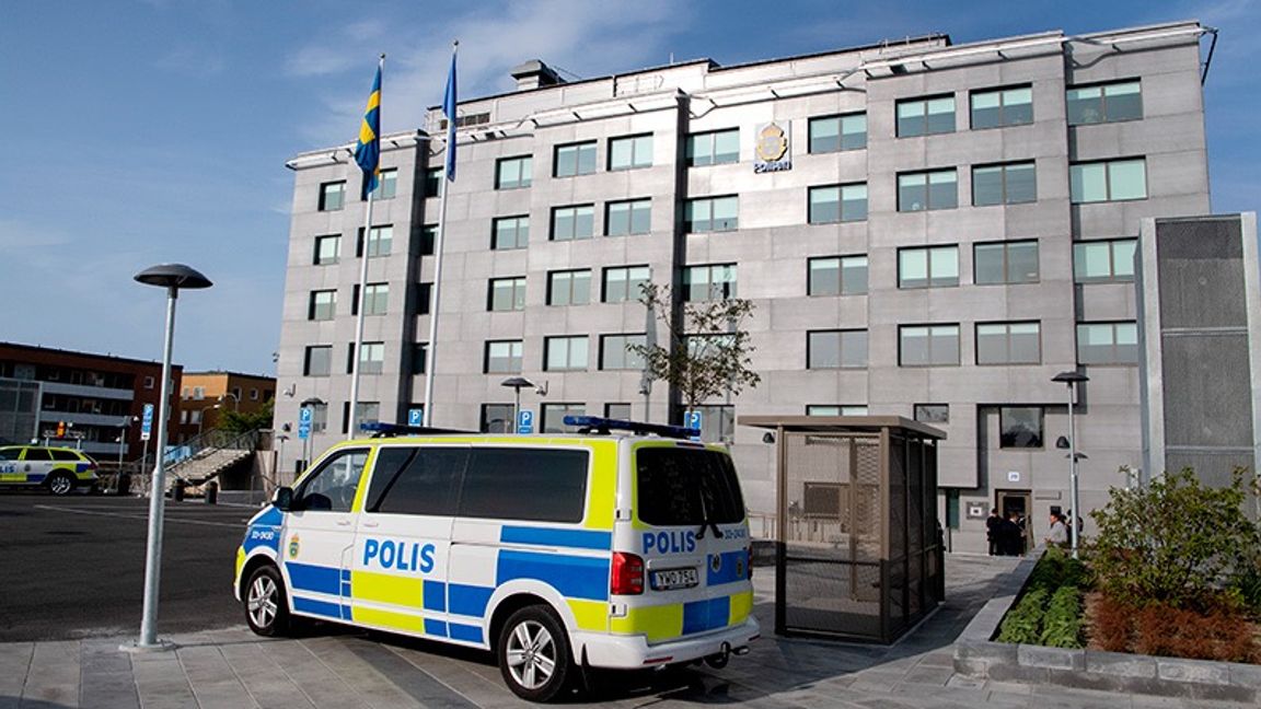 Polishuset i Rinkeby. Foto: Jessica Gow/TT