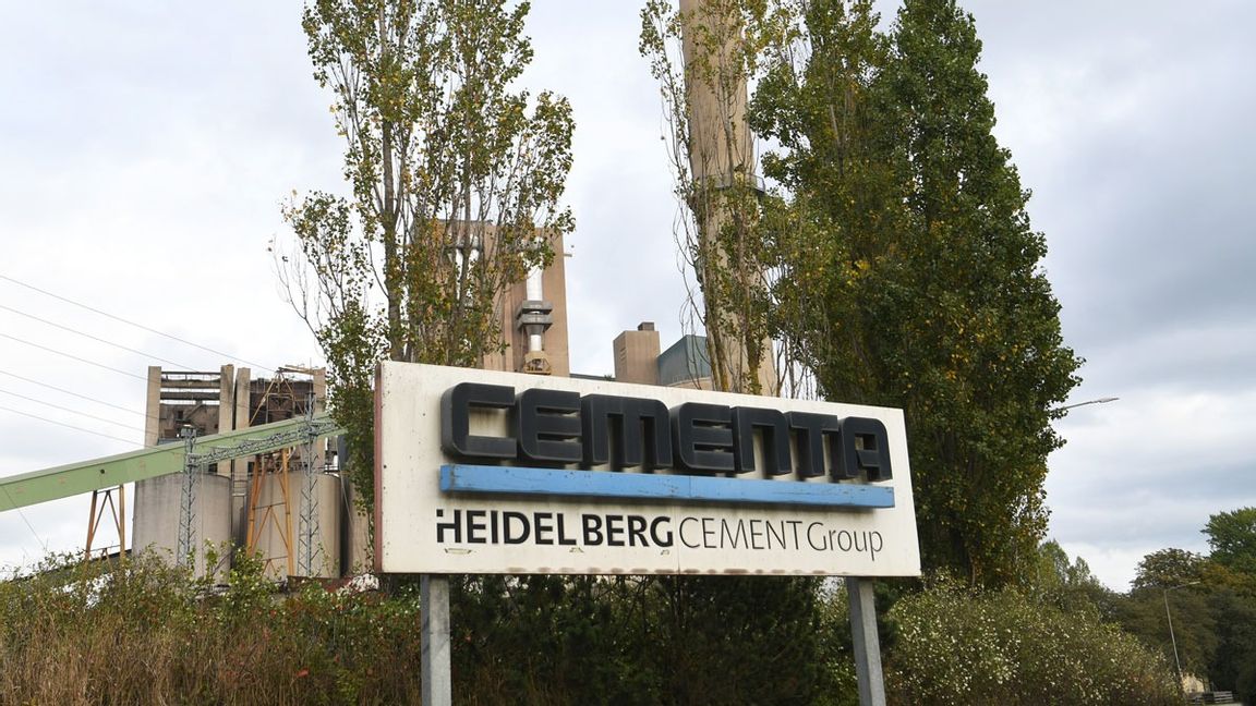  Heidelberg Cement Group äger båda cementfabrikerna i Sverige. Arkivbild. Foto: Fredrik Sandberg/TT