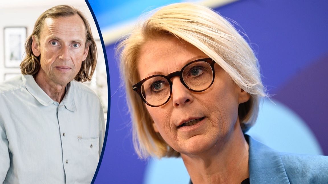 Elisabeth Svantesson, ekonomiskpolitisk talesperson för Moderaterna, vill tvinga regeringen att förhandla med Bryssel om sänkt drivmedelsskatt. Foto: Pontus Lundahl/TT