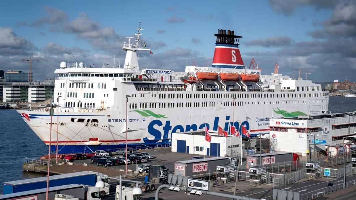 Stena Line har inlett ett samarbete med Göteborgs hamn för att flytta terminalerna från centrala delarna av staden för att ge utrymme för utvecklingen av Lindholmsförbindelsen. Foto: Björn Larsson Rosvall/TT 